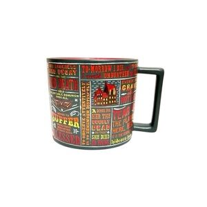 Edgar Allan Poe Mug Coffee Tea Mug Cup Quotes 16 oz. Red Gray